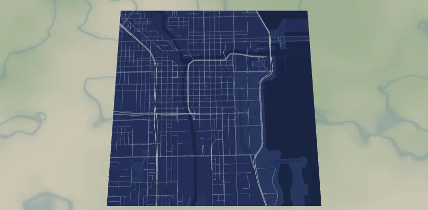 Blueprint Map Generator example