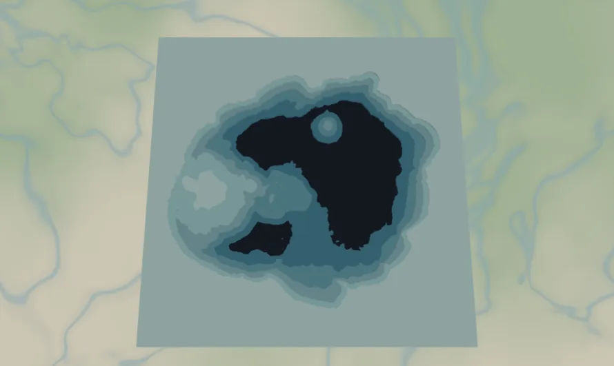 Crater Lake Surveyed Bathymetry preset preview