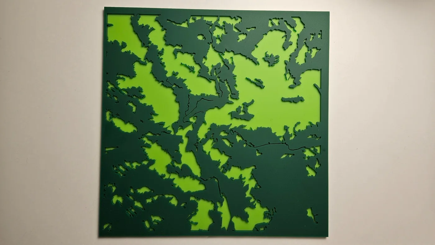 Forest and Trails Map Generator example