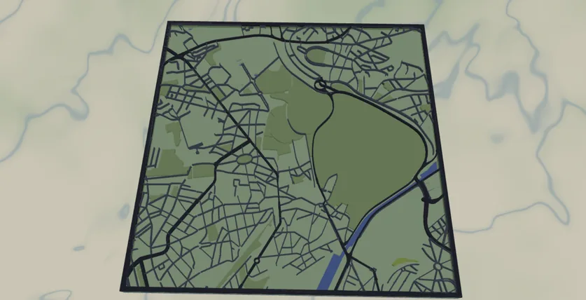 Garden City Map preset preview