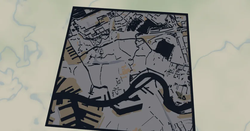 Industrial & Infrastructure Map preset preview