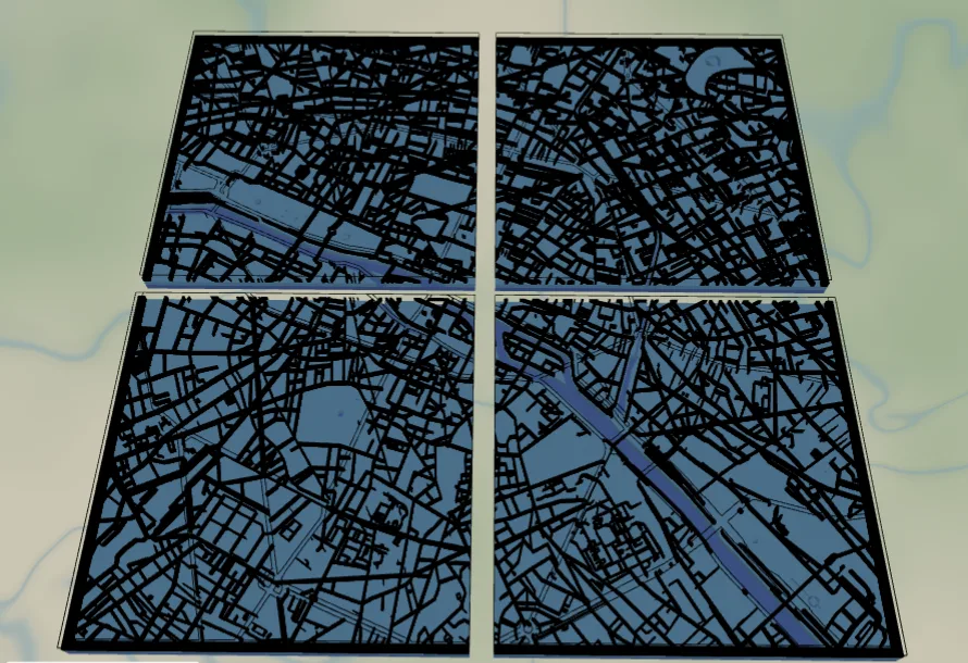 Laser Cut Split preset preview