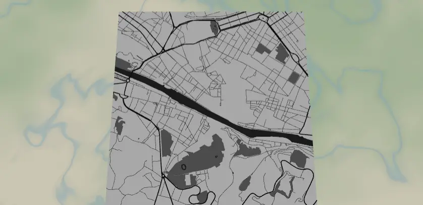 Leatherette Journal Cover Map preset preview