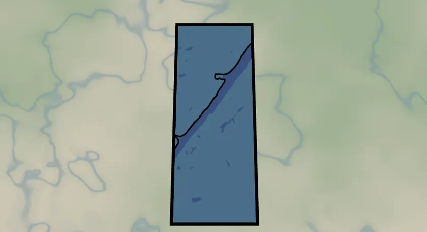 Narrow Lake Map preset preview