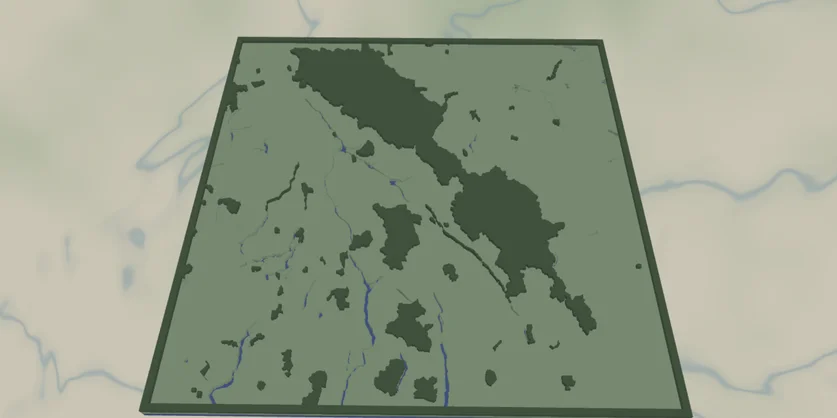 National Parks Map preset preview