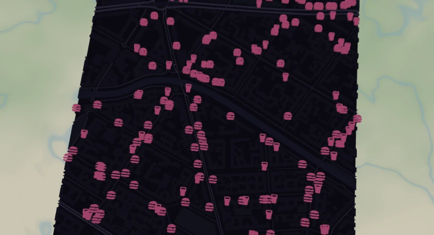 Nightlife Map preset preview