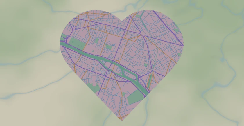 Pastel Candy Heart Map preset preview