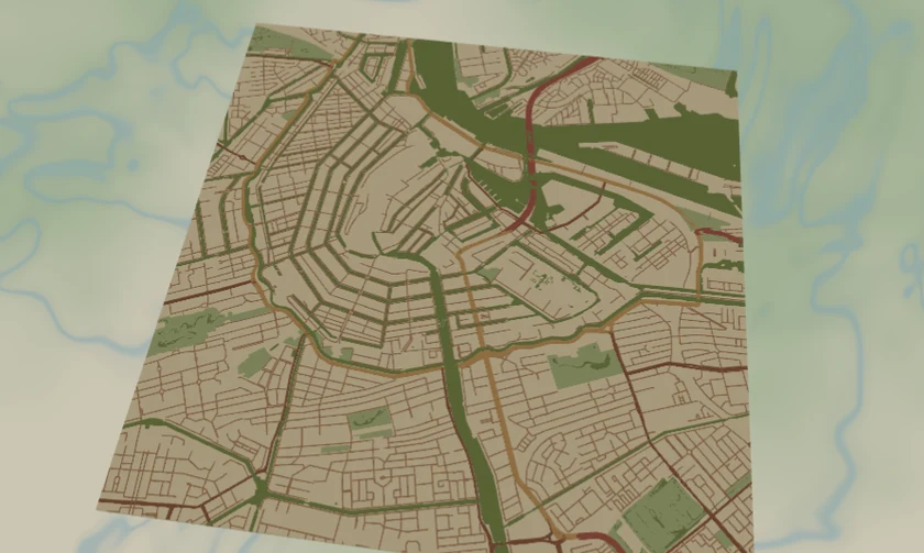 Retro 70s Map preset preview