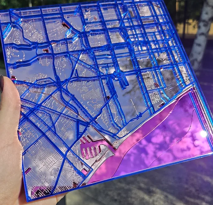 Synthwave Sunset Map preset preview