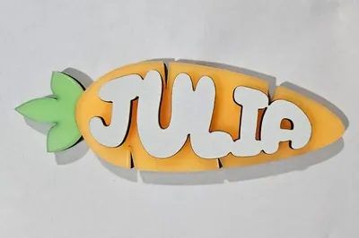 Carrot Name Tag Generator preset preview