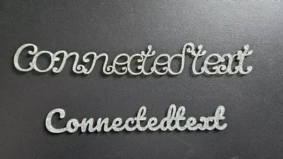 Connected Text Generator example
