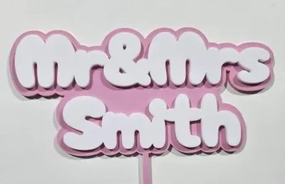 Layered Cake Topper - Single Stake preset preview
