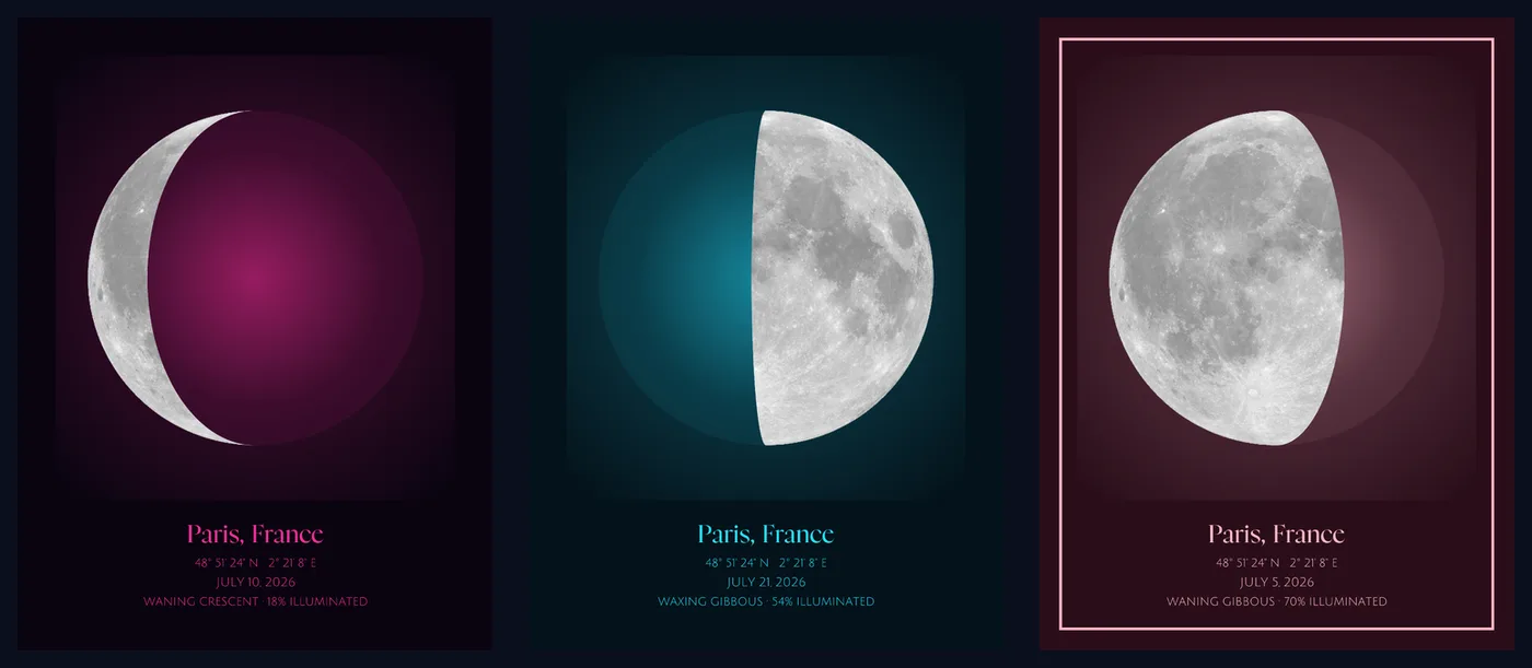 Moon Phase Generator preset preview