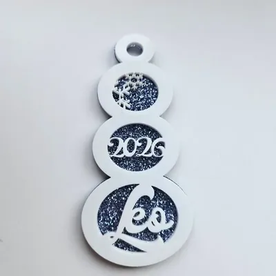 Snowman Ornament Generator preset preview