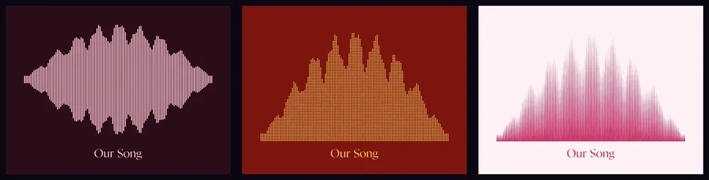 Sound Wave Art Generator preset preview